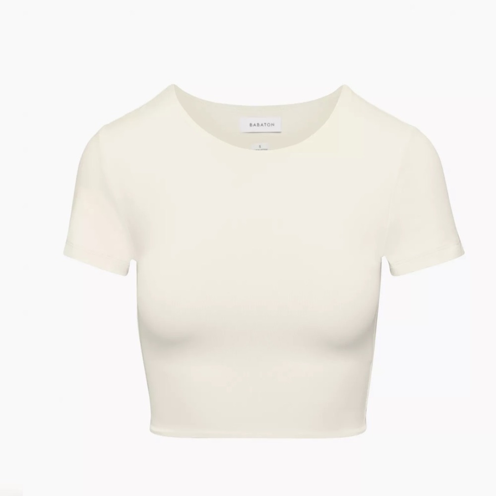 Babaton Contour Crew Cropped T-shirt